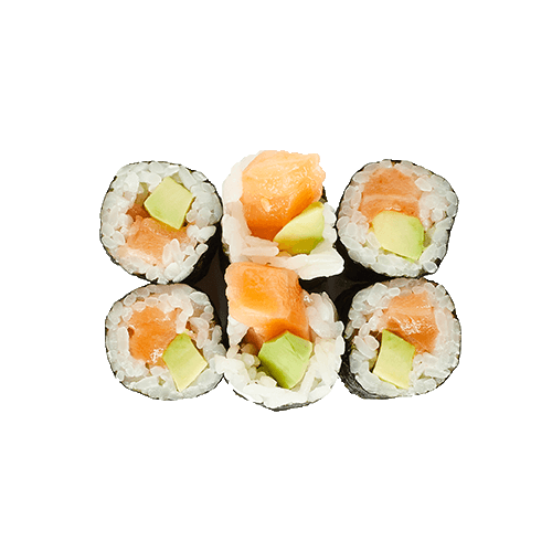 Salmonmaki-avocado