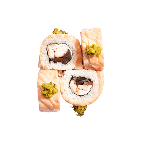 Grill Salmon Ebi Roll