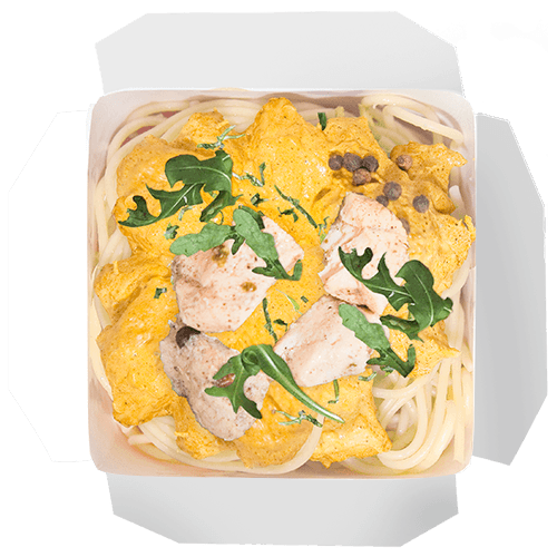 Makaron Currygodny con Pollo