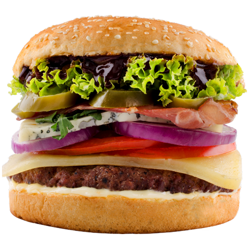 Burger Hot Cheese Bacon