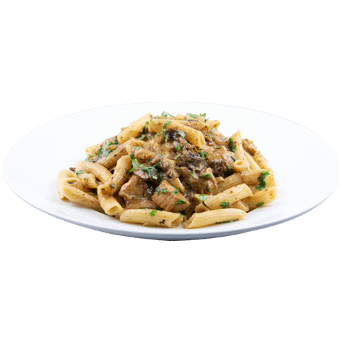 Makaron penne z kurczakiem i pastą truflową