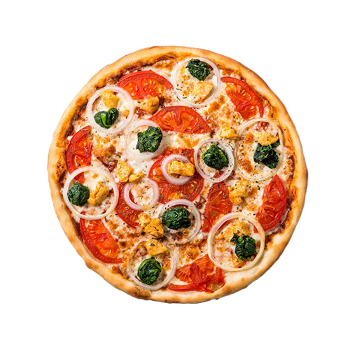 Pizza Spinach Square Garden