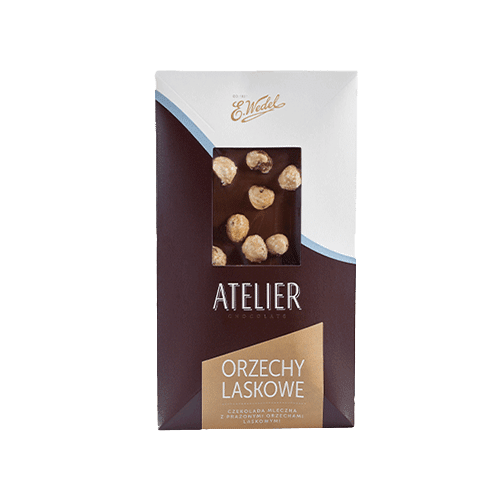 Czekolada atelier orzech laskowy 65g