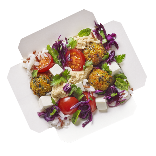Hummus Falafel Box