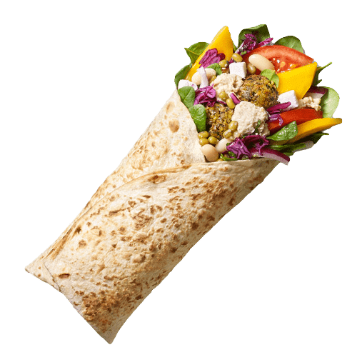 Nowość: Wrap Mango Hummus Falafel