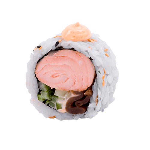 Grilled Roll łosoś/szczypior