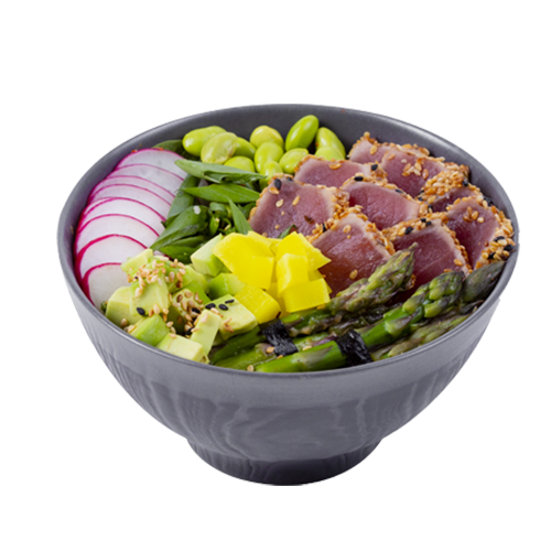 Poke Bowl Tuna Tataki
