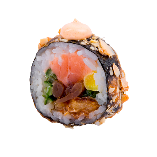 Salmon Almond Futomaki