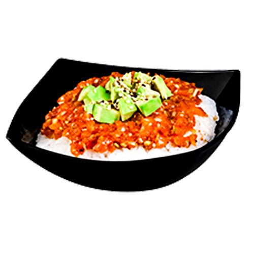 Chirashi Tatar z łososia