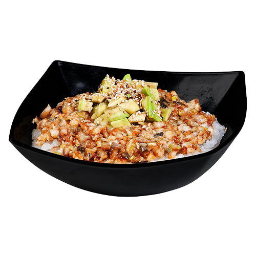 Chirashi Tatar z węgorza