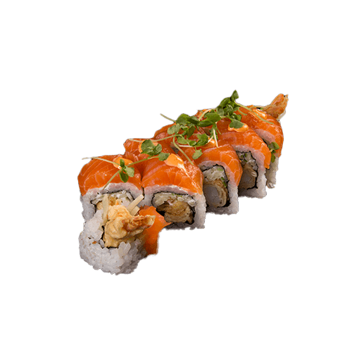 California Gold krewetka tempura owinięta łososiem