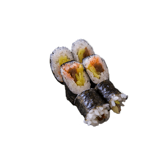 Hosomaki rzodkiew marynowana i togarashi