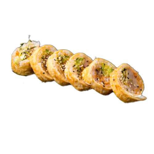 Tamago maki kaczka w tempurze - 6 szt.