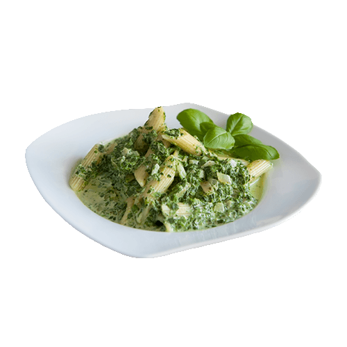 Penne ze szpinakiem