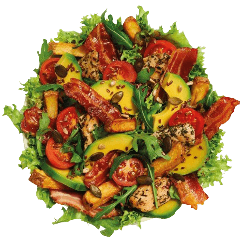 Sałatka Green Bacon Avocado