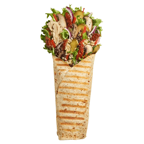 Wrap Green Vege Hummus
