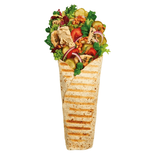 Wrap Green Hummus