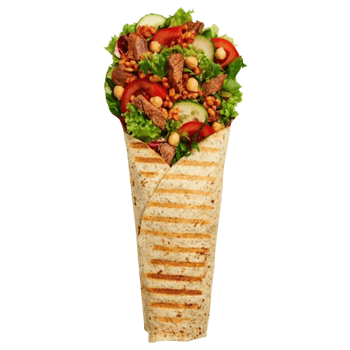 Wrap Green Red Beef