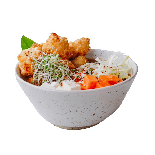 Ramen z kurczakiem w panko