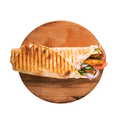 Wrap XXL z grillowanym kurczakiem