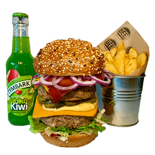 Burger SuperMan Zestaw