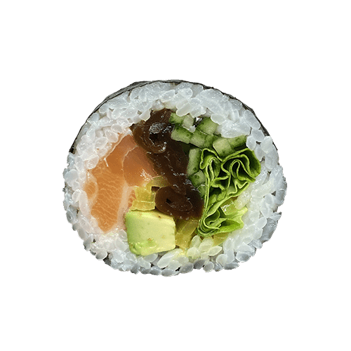 Futomaki łosoś z warzywami