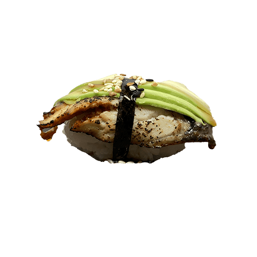 Nigiri węgorz-awokado