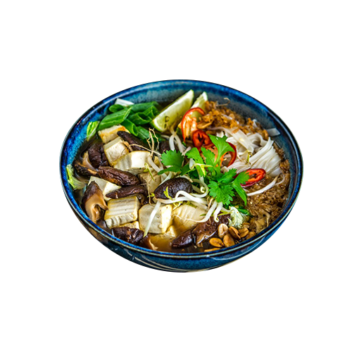 Zupa Pho z pierogami gyoza