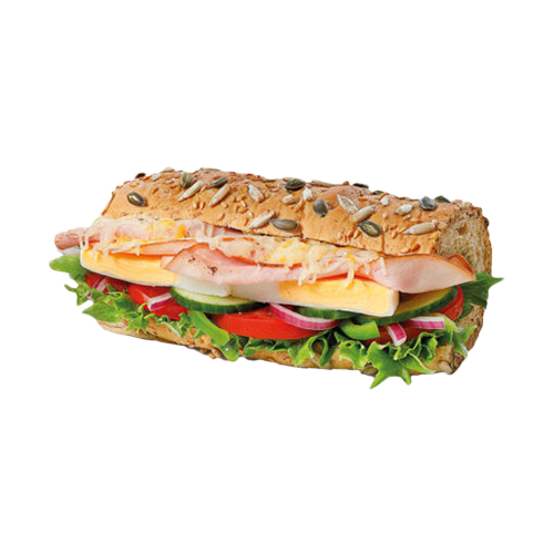 Sandwich Jajko w koszulce z szynką