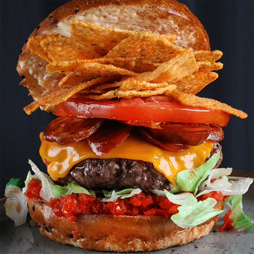 Burger El Czapo (pikantny)