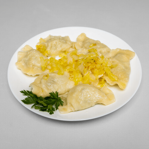 Pierogi z kapusta i pieczarkami