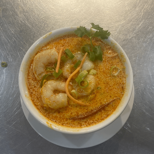 Zupa Tom Yum z krewetkami ( súp thái tôm Yum với tôm )