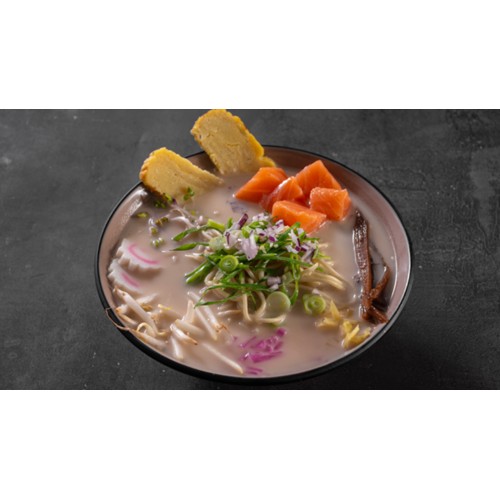 Tonkotsu Miso Ramen Sake Łosoś