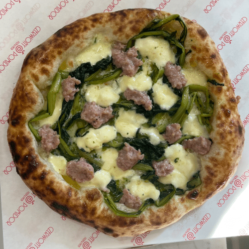 Pizza Broccoletti e Salsiccia