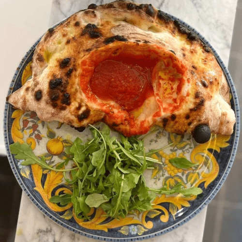 Pizza Vesuvio Salame Dolce Napoli (zawijana)