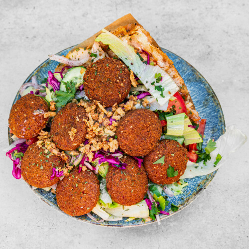 Bułka Falafel 8 szt. falafeli