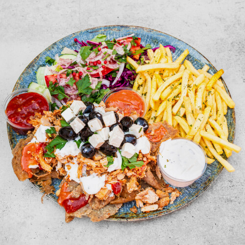 Talerz Greek 200g mięsa
