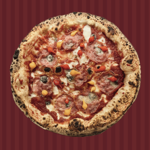 Pizza Salami i Gorgonzola