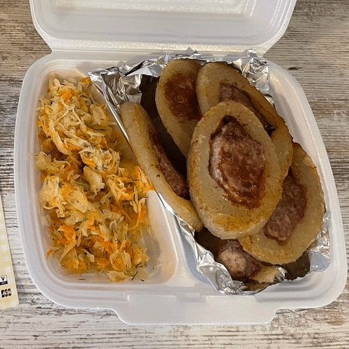 Danie Dnia: Kartacze smażone , surówka