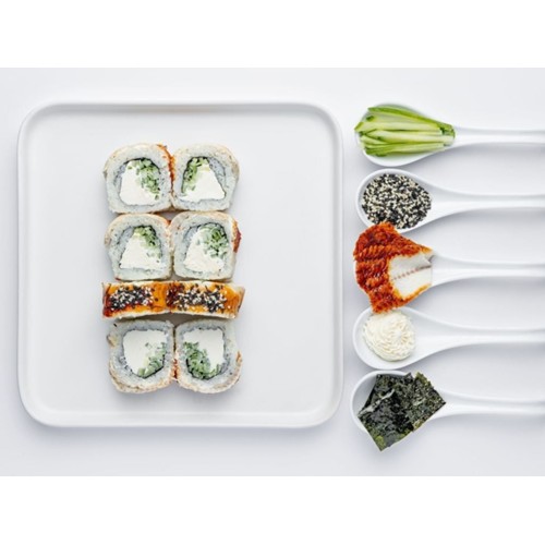 Philadelphia z węgorzem 8 szt.