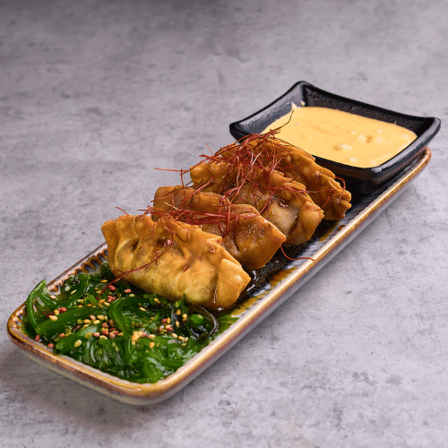 Pierożki Gyoza z wieprzowiną 4 szt. (potrawa pikantna)