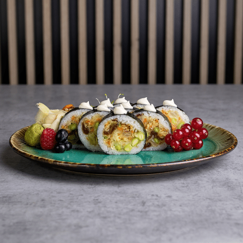 Vegetable Tempura Roll (potrawa wegańska)