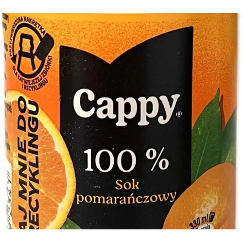 Cappy pomarańczowy 0,33l