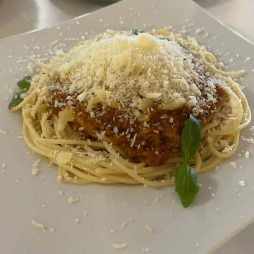 Spaghetti bolognese z serem-500g