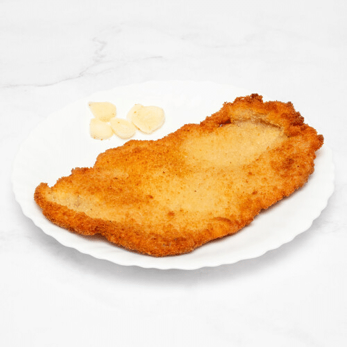 Schab z czosnkiem