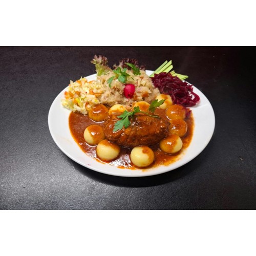 Rolada wieprzowa z kluskami