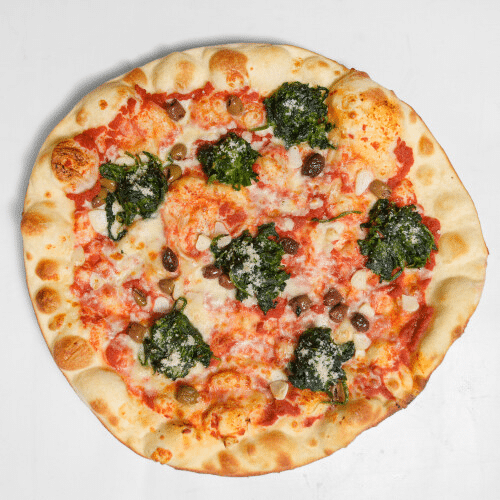 Pizza Con Spinaci
