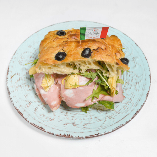 Focaccia con Mortadella