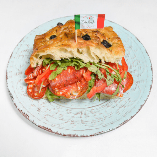 Foccacia con Spianata Piccante