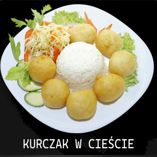 Kurczak w cieście kokosowym